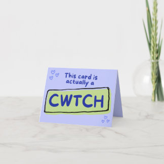 このカードは、実際にはクォッチ(ハグ)カードです カード