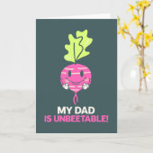 このカードは、最高の父の日のジョークを誇るパパへのプレゼントに最適！「お父さん、あなたは最高にユーモ カード (黄色い花)