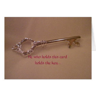 このカードを握る彼は、鍵を…握ります