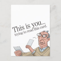 このカードを読もうとしているあなたが面白いお父さん