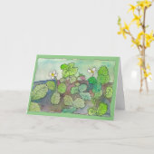 このカードを送るのを楽しみにしているだけもらえる カード (黄色い花)