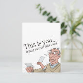 このカード読のパパ ポストカード (スタンド正面)