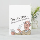 このカード読のパパ 招待状 (スタンド正面)