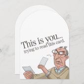 このカード読のパパ 招待状 (正面/裏面)