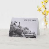 このカー得ドデザイン カード (黄色い花)