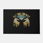 このガールキャン狩りクラシック ドアマット (正面)