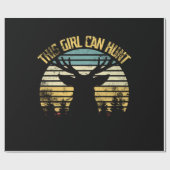 このガールキャン狩りクラシック ラッピングペーパー (フラット)