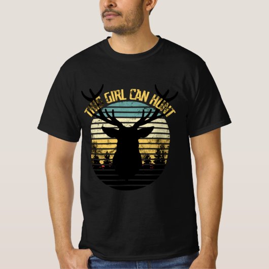 このガールキャン狩りクラシック Tシャツ (正面)