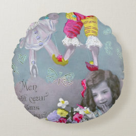 このキスにおける私の小さな心 2 ラウンドクッション