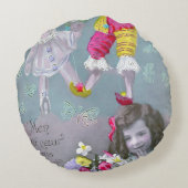 このキスの中の小さな私の心 2 ラウンドクッション (裏面)