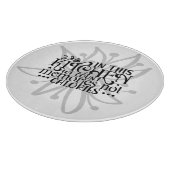 このキッチンではカロリーではなく思い出を数える カッティングボード (角)