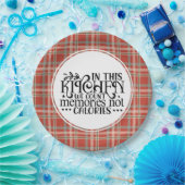 このキッチンではカロリーではなく思い出を数える ペーパープレート (パーティー)