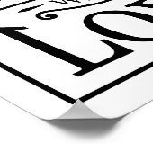 このキッチンは愛引用文デザイン ポスター (角)