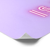 このキッチンは踊り紫の女性ポスター ポスター (角)