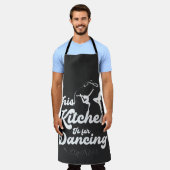 このキッチンは踊り エプロン (着用した状態)