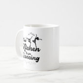 このキッチンは踊り コーヒーマグカップ (正面左)