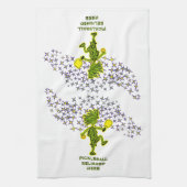 このキッチンタオルに漬物ボールが置ける キッチンタオル (縦)