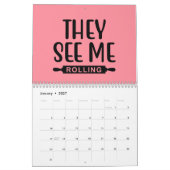 このキッ賛美チン引用文 カレンダー (1月 2027)