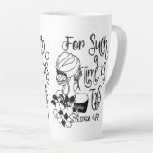 このキパーソナライズされたリスト教徒のような時間 カフェラテマグ (右アングル)