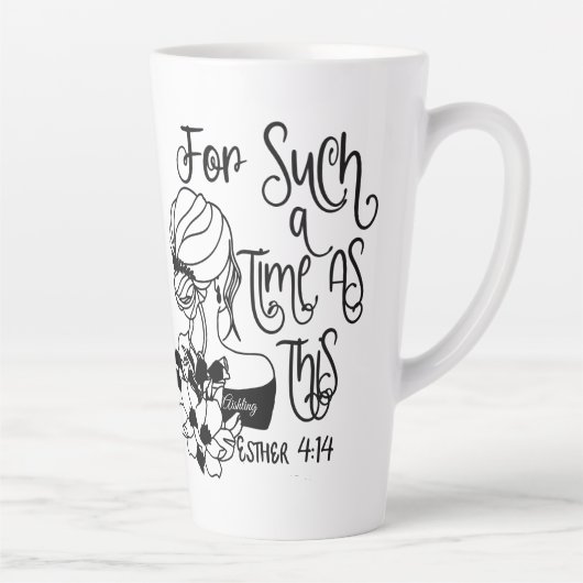 このキパーソナライズされたリスト教徒のような時間 カフェラテマグ (右)