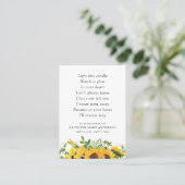 このキャンドルの記念品を点灯 プレイスカード (スタンド正面)