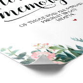 このキャンドルは愛する記憶を込めて燃えています 追悼プレート ポスター (角)