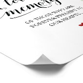 このキャンドルは愛する記憶を込めて燃えています 追悼プレート ポスター (角)