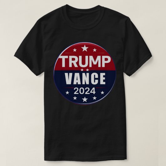 このキャンペーンでVance 2024をサポはっきりしたート Tシャツ (デザイン正面)
