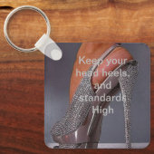 このキーチェーンで抜け出せクイーンにフィット! キーホルダー (正面)