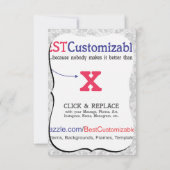 このギフトをカスタマイズする 招待状 (裏面)