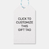 このギフトタグをカスタマイズする ギフトタグ (正面)