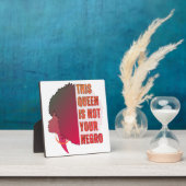 このクイーンは黒人歴史月間ではない フォトプラーク (インサイチュ)