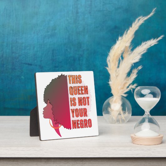 このクイーンは黒人歴史月間ではない フォトプラーク (インサイチュ)