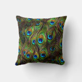 このクジャクが見てる！ クッション (裏面)