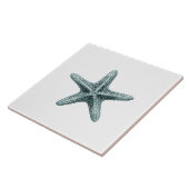 このクラシックで旧式な印刷の海のヒトデのdesi タイル (側面)