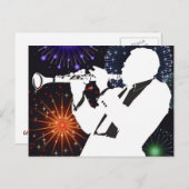 このクラリネットの男は誰？ ポストカード (正面/裏面)