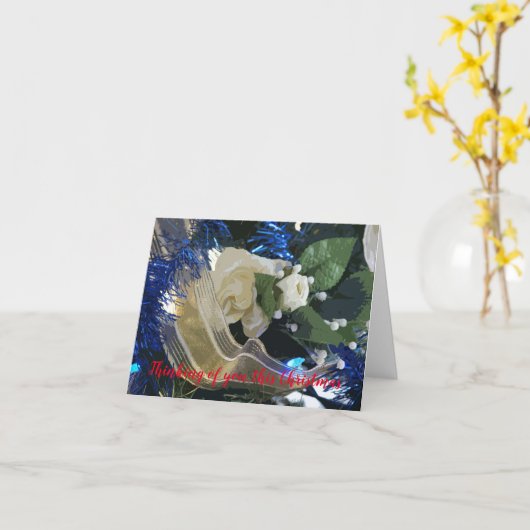 このクリスマスにあなたを想って カード (黄色い花)