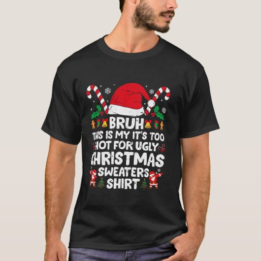 このクリスマスにダサいセーターは似合わないぜ Tシャツ (正面)