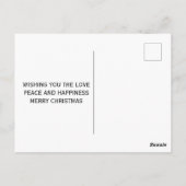 このクリスマスに子どものアートワークを追加 ポストカード (裏面)