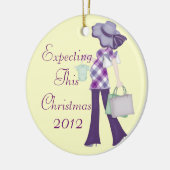 このクリスマスのオーナメントの期待 セラミックオーナメント (左)