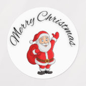このクリスマスのラベル ラベル (デザイン2)