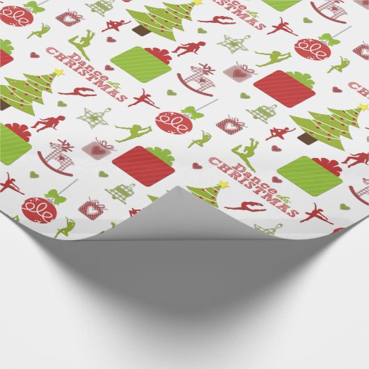 このクリスマスの包装紙を踊って下さい ラッピングペーパー (角)