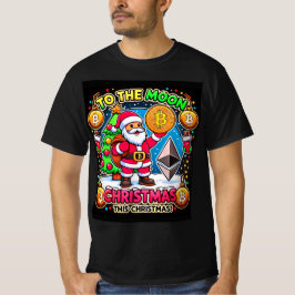 このクリスマスの暗号Tシャツを月に Tシャツ