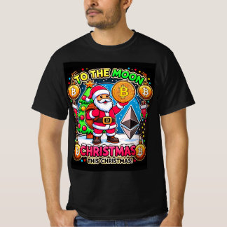 このクリスマスの暗号Tシャツを月に Tシャツ
