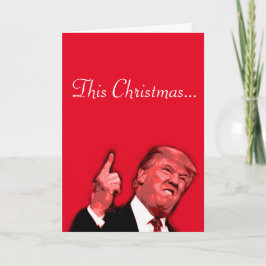 このクリスマスは切札の風刺カード巨大であることを行っています シーズンカード