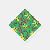 このクリスマスは星が明るく輝く スタンダードカクテルナプキン (角)