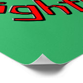 このクリスマスは星が明るく輝く ポスター (角)