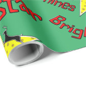 このクリスマスは星が明るく輝く ラッピングペーパー (ロールコーナー)