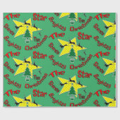 このクリスマスは星が明るく輝く ラッピングペーパー (フラット)