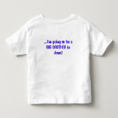 このクリスマスは秘密だ… トドラーTシャツ (裏面)